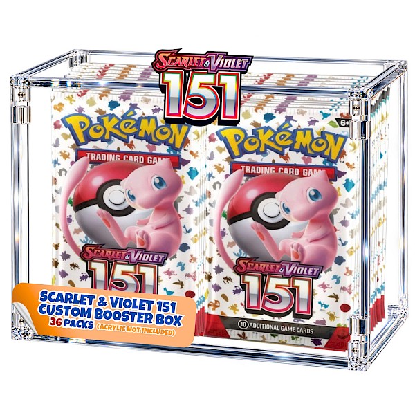 Pokemon: Scarlet & Violet 151 Custom booster Box (36 Packs)