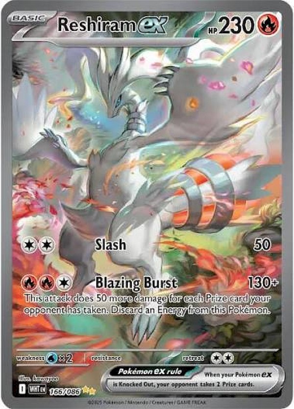 Reshiram EX - 166/086 (White Flare)