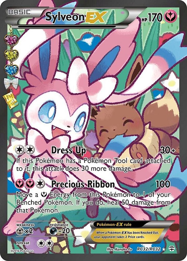 Sylveon EX (Full Art) - RC32/RC32 (Generations: Radiant Collection)