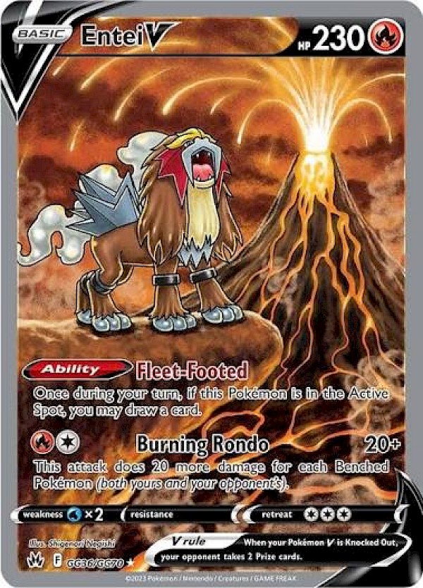 Entei V - GG36/GG70 (Crown Zenith: Galarian Gallery)