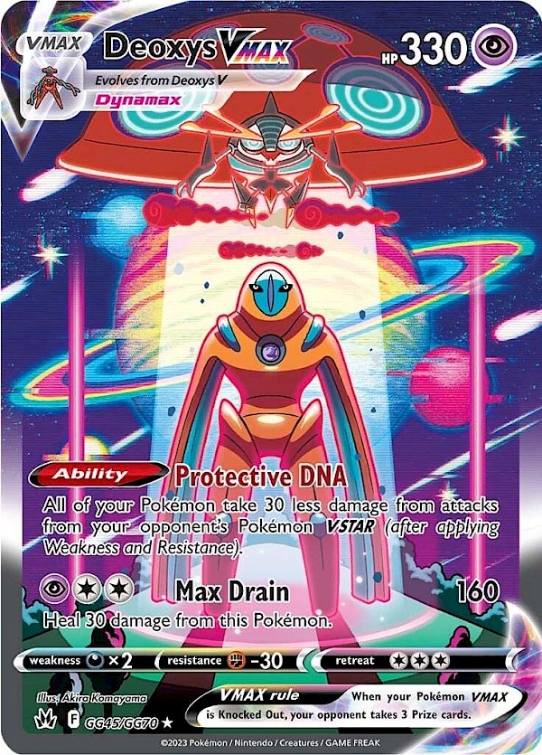 Deoxys VMAX - GG45/GG70 (Crown Zenith: Galarian Gallery)