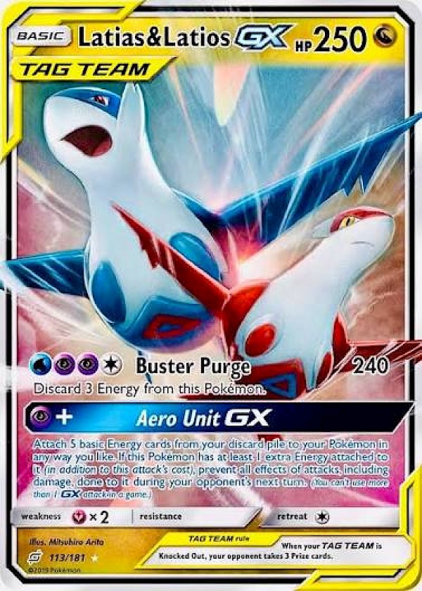 Latias & Latios GX - 113/181 (Team Up)
