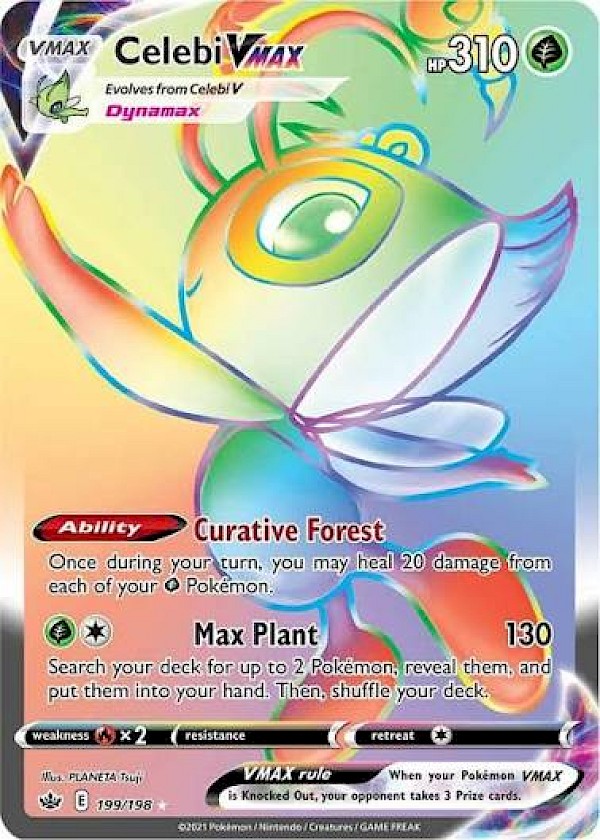 Celebi VMAX (Secret) - 199/198 (Chilling Reign)