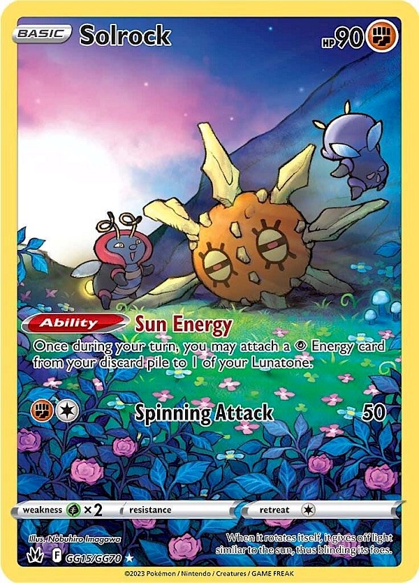 Solrock - GG15/GG70 (Crown Zenith: Galarian Gallery)