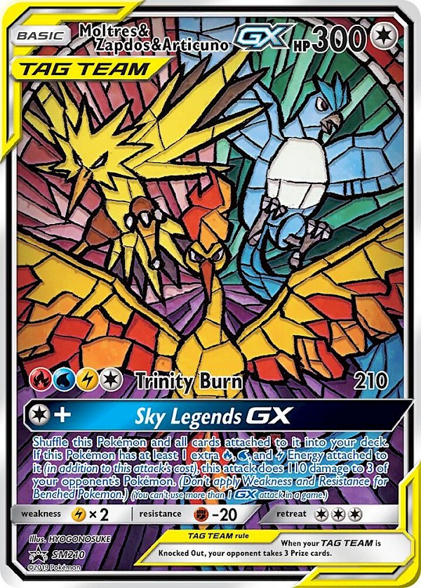 Moltres & Zapdos & Articuno GX (Sealed) - SM210 (Sun & Moon Promo)