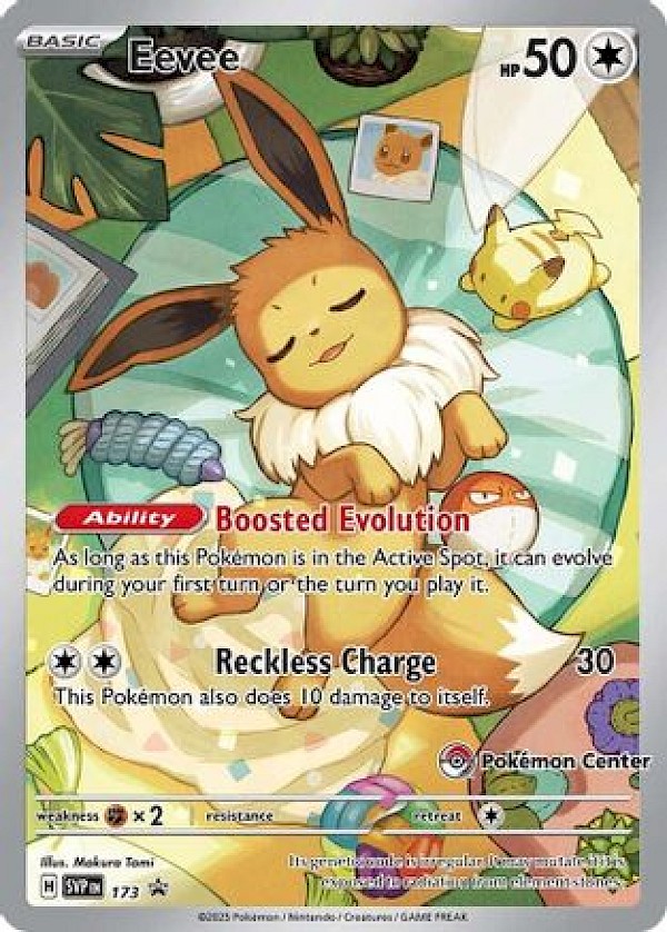 Eevee (Sealed Pokemon Center Exclusive) - 173 (Scarlet & Violet Promo)