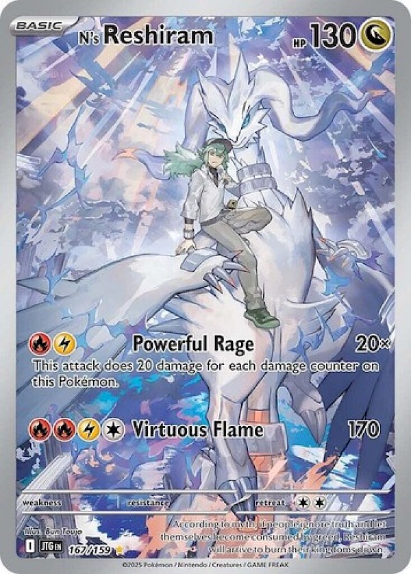 N's Reshiram (Sealed Journey Together Stamped) - 167/159 (Scarlet & Violet Promo)