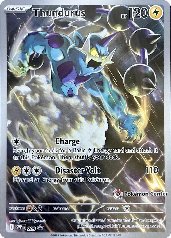 Thundurus (Pokemon Center Exclusive) - 209 (Scarlet & Violet Promo)