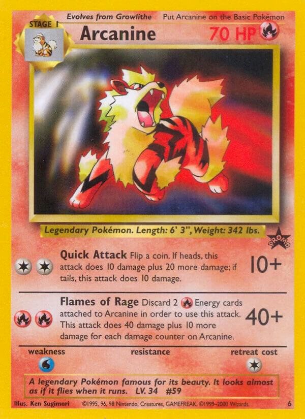 Arcanine - 06/53 (WoTC Promo)