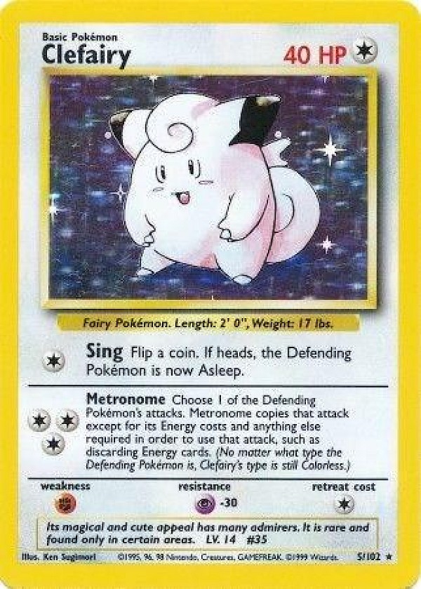 Clefairy - 5/102 (Base Set (Unlimited))