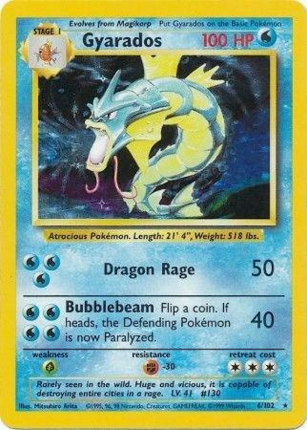 Gyarados - 6/102 (Base Set Unlimited)
