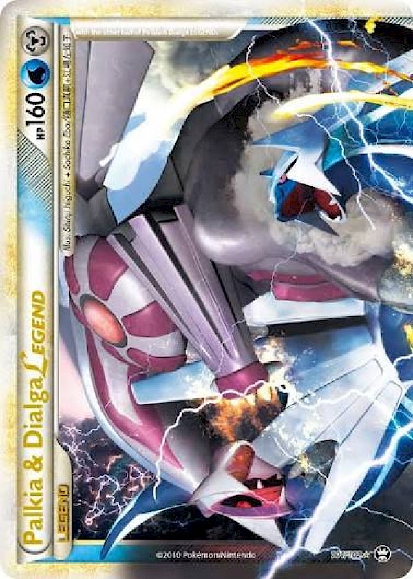 Palkia & Dialga Legend (Top) - 101/102 (Triumphant)