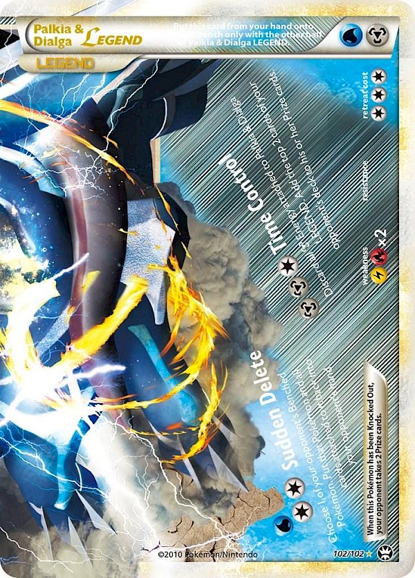 Palkia & Dialga Legend (Bottom) - 102/102 (Triumphant)