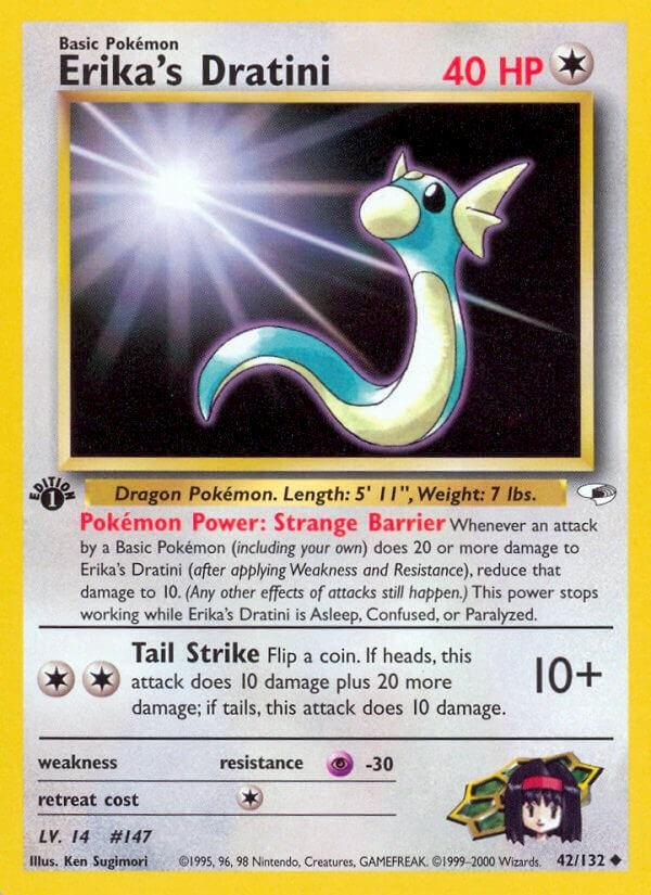 Erika's Dratini (First Edition) - 42/132 (Gym Heroes)