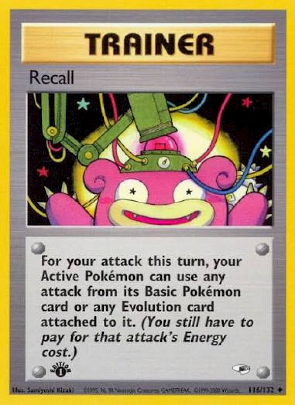 Recall (First Edition) - 116/132 (Gym Heroes)