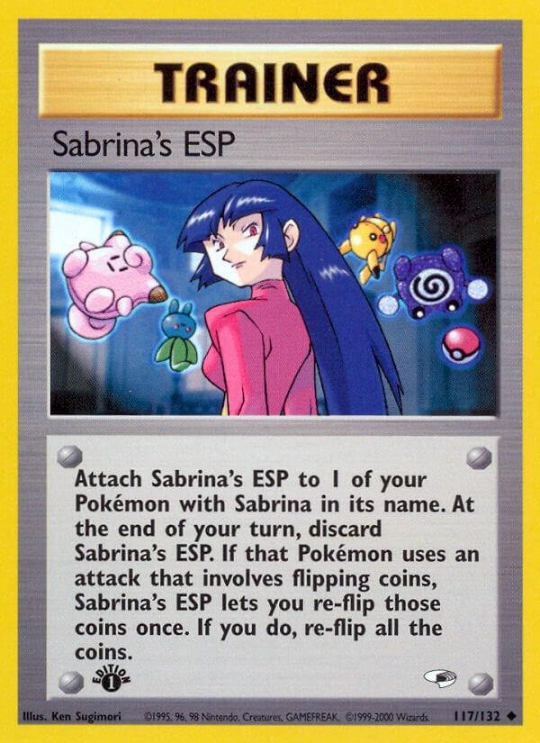 Sabrina's ESP (First Edition)- 117/132 (Gym Heroes)