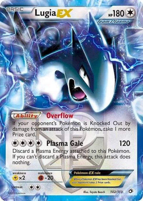 Lugia EX (Team Plasma) - 102/113 (Legendary Treasures)