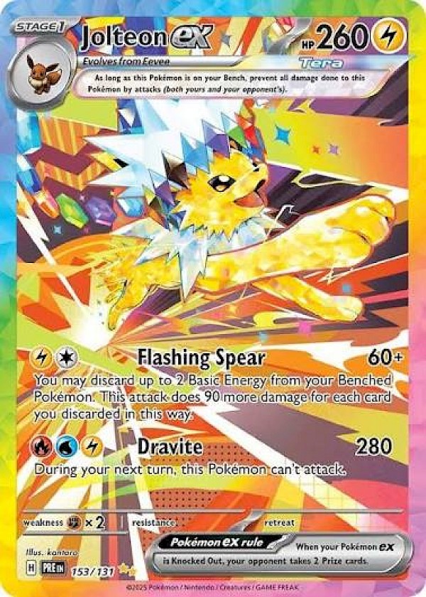 Jolteon EX - 153/131 (Prismatic Evolutions)