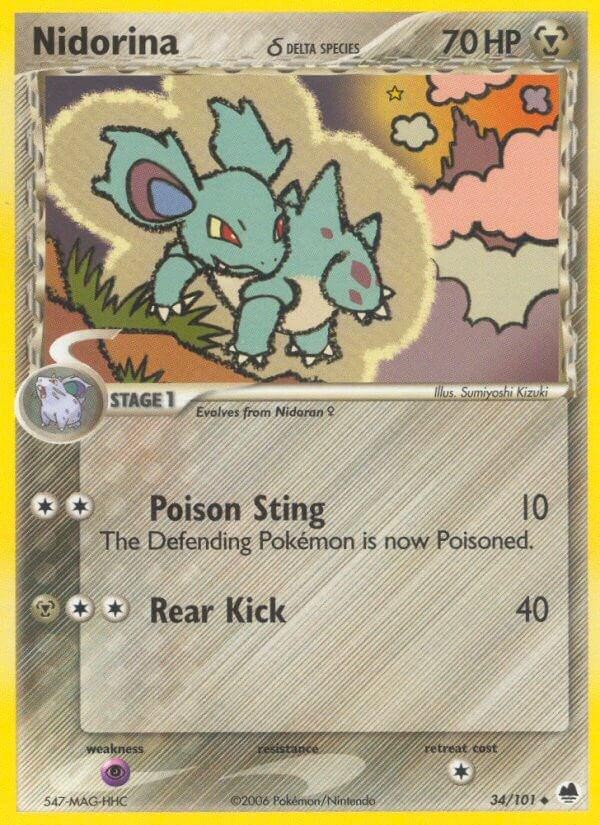 Nidorina (Delta Species) - 34/101 (EX Dragon Frontiers)