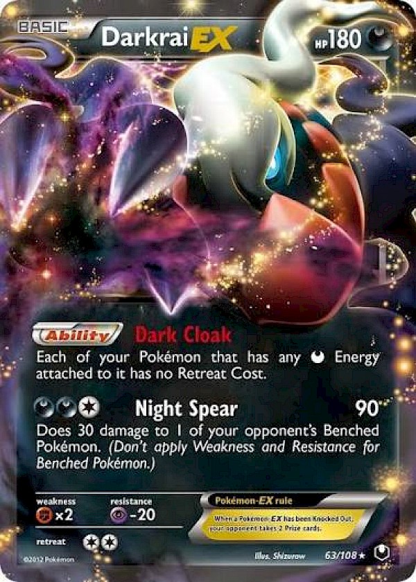 Darkrai EX - 63/108 (Dark Explorers)