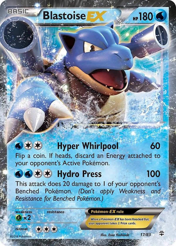 Blastoise EX - 17/83 (Generations)