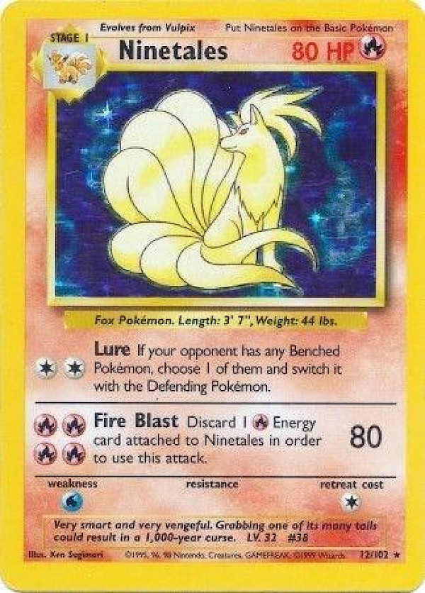 Ninetales - 12/102 (Base Set Unlimited)