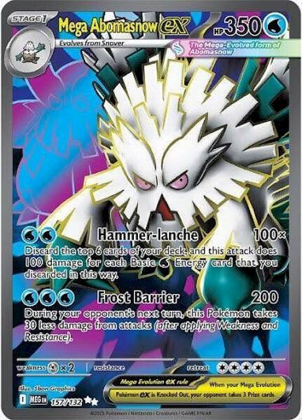 Mega Abomasnow EX - 157/132 (Mega Evolution)