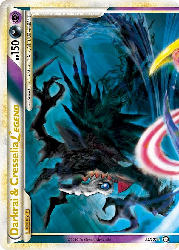 Darkrai & Cresselia Legend (Top) - 99/102 (Triumphant)