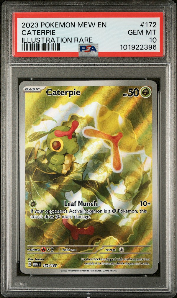 Caterpie (PSA 10) - 172/165 (Pok&eacute;mon 151)