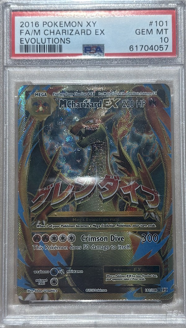 M Charizard EX (PSA 10) 101/108 - (Evolutions)