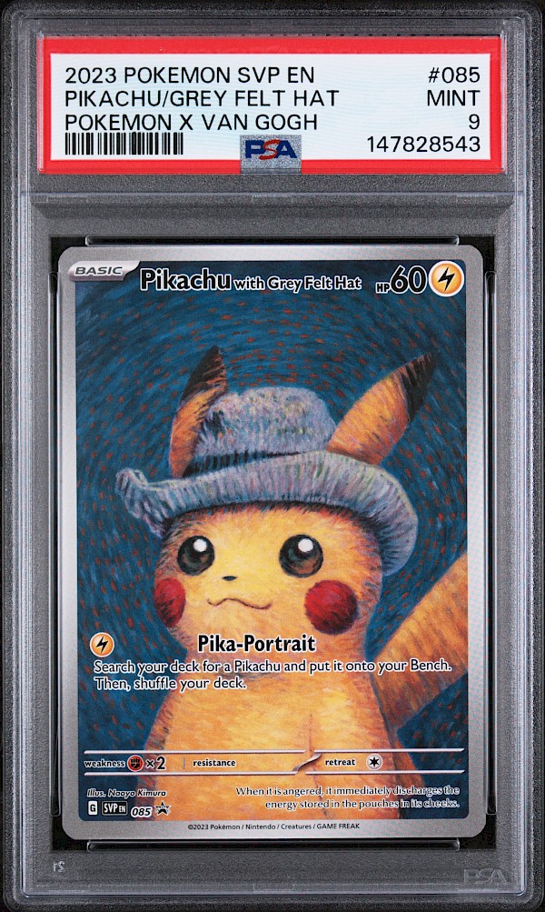 Pikachu with Grey Felt Hat (PSA 9) - 085 (Scarlet & Violet Promo)