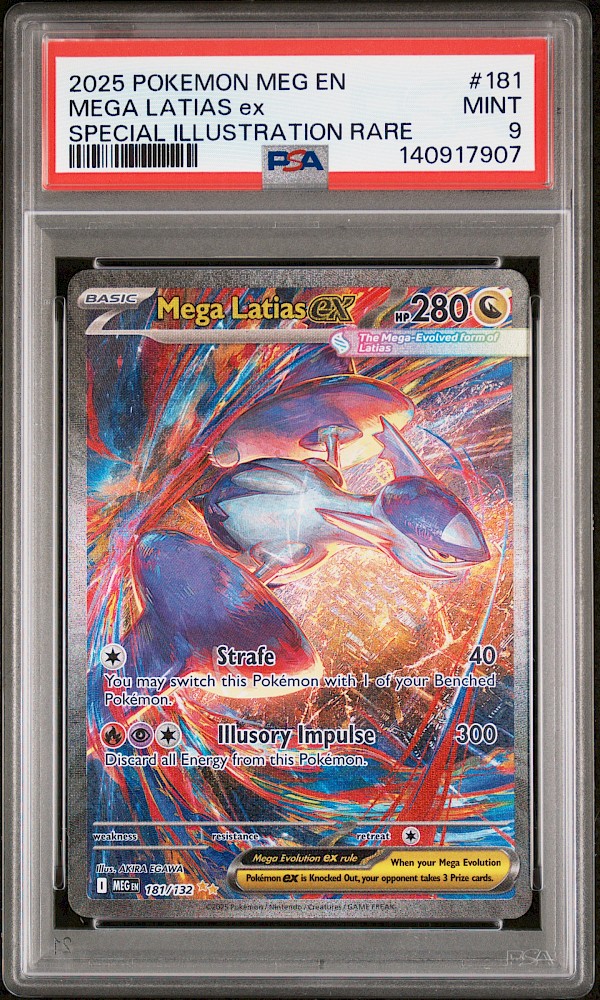 Mega Latias EX (PSA 9 - 181/132 (Mega Evolution)