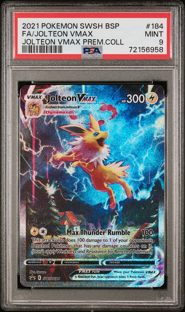 Jolteon VMAX (PSA 9) - SWSH184 (Sword & Shield Promo)