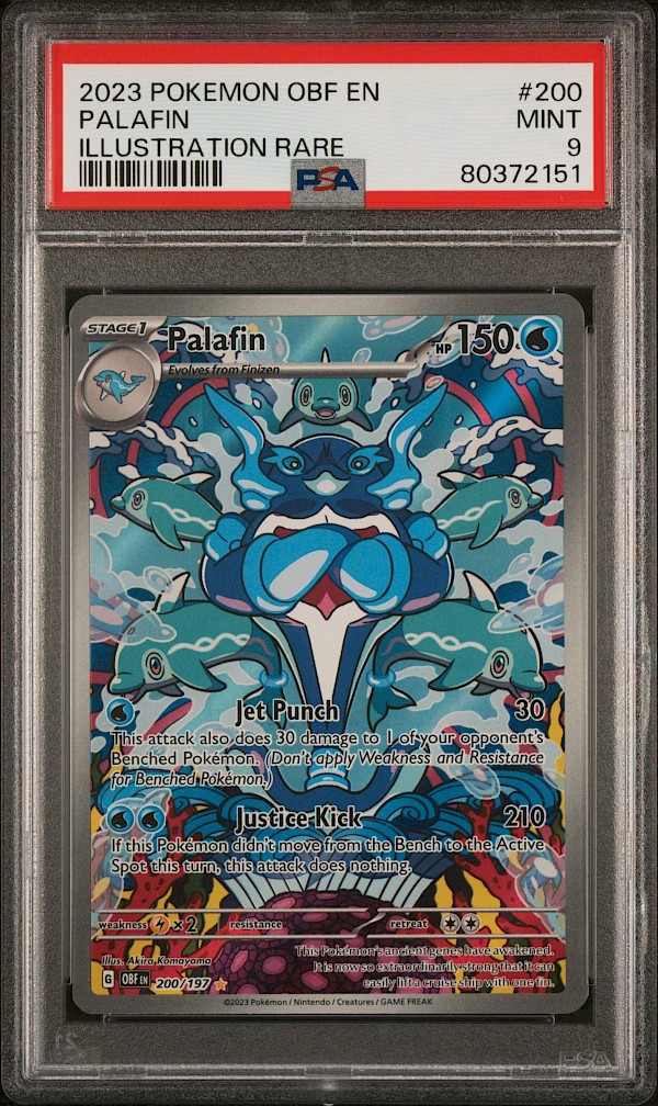 Palafin (PSA 9) - 200/197 (Obsidian Flames)